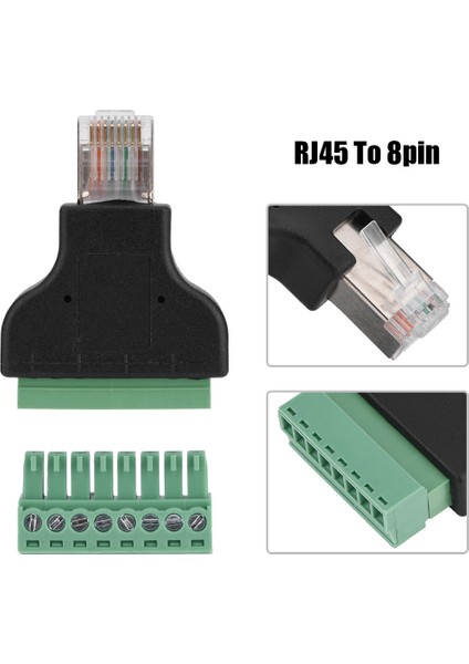 Dvr Ethernet Konnektörü RJ45 Erkek Jak 8 Pin Vida Terminal Konnektörü (Yurt Dışından) indirimleri