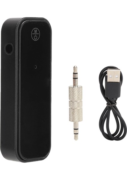 Bluetooth 5.0 Verici Alıcı 2'si 1 Arada Taşınabilir Kablosuz USB Kayıpsız Ses Kalitesi Ses Adaptörü (Yurt Dışından)