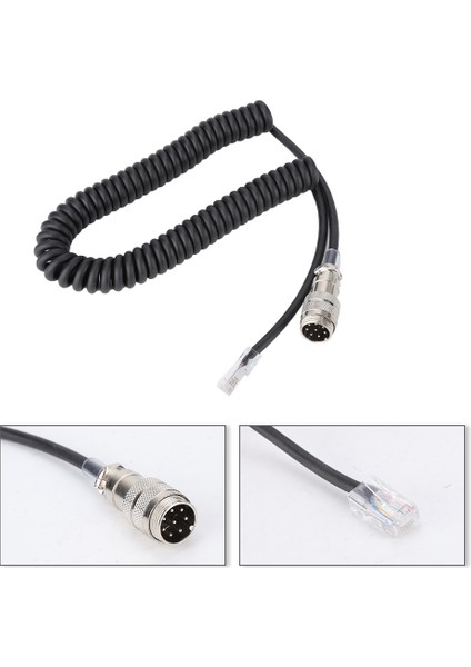 Yaesu FT-450D FT-897D FT-991 FT-891 Için 8pin'den Rj-45 Modüler Mikrofon Adaptörü (Yurt Dışından)