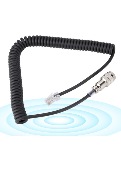 Yaesu FT-450D FT-897D FT-991 FT-891 Için 8pin'den Rj-45 Modüler Mikrofon Adaptörü (Yurt Dışından)