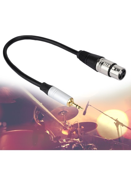 Stereo 3.5mm Erkek - Xlr Dişi Ses Kablosu Dönüştürücü 3.5mm Aparat 0.3m Uzunluk (Yurt Dışından) fırsatları