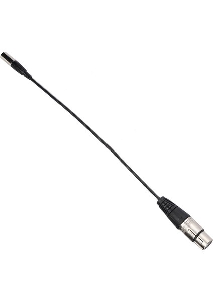 Mini Xlr 3pin Erkek - Xlr 3pin Dişi Alüminyum Folyo Korumalı Bakır Tel Ses Kablosu (Yurt Dışından)
