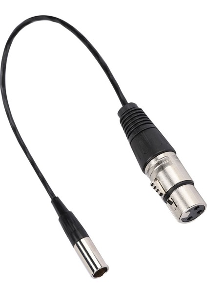 Mini Xlr 3pin Erkek - Xlr 3pin Dişi Alüminyum Folyo Korumalı Bakır Tel Ses Kablosu (Yurt Dışından)