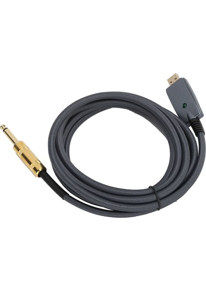 Jorındo 3 M USB Gitar Kablosu USB Erkek - 6.35MM Erkek Gitar Kablosu Kayıt Bağlantı Kablosu Adaptörü (Yurt Dışından) indirimleri
