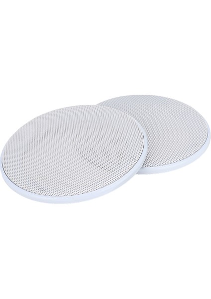 2 Adet 4 Inç Hoparlör Hoparlör Koruyucu Kapak Hoparlör Dekorasyonu (Beyaz Beyaz) (Yurt Dışından) fiyatları
