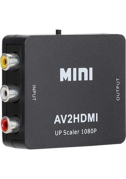 1080P USB Güç Kaynaklı Av - HDMI Hd Video Dönüştürücü Set Üstü Kutular DVD VCD Oyun Konsolu Için (Siyah) (Yurt Dışından) modelleri