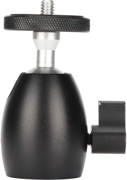 Tripod Küresel Kafa Alüminyum Alaşımlı 1/4in Mini Küresel Kafa Adaptörü Slr Monopod Kaydırmalı Kamera Için (Yurt Dışından)