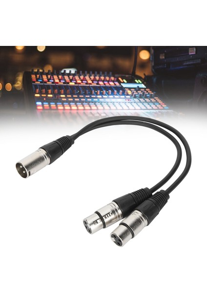 Jorındo JD6068 Xlr Erkek - Çift Xlr Dişi Kablo Ytype Ayırıcı Ses Mikrofon Kablosu 0.3m (Yurt Dışından) indirimleri