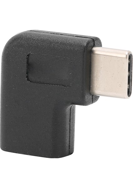 Tip C Erkek - Dişi Adaptör Desteği Çift Taraflı 90 Derece Tip C Uzatma Adaptörü Dizüstü Bilgisayarlar Tabletler Akıllı Telefonlar Için (Yurt Dışından) modelleri
