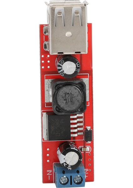 Çift USB Çıkışı 9V/12V/24V/36V Ila 5VDC Dc Araç Şarj 3A Buck Voltaj Regülatör Modülü (Yurt Dışından)