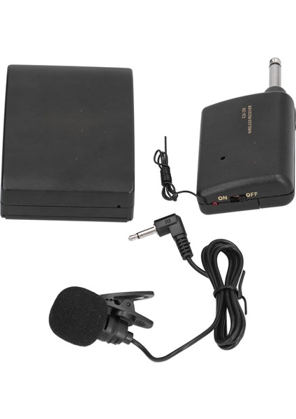 Km 208 Kablosuz Fm Verici Alıcı Bluetooth Yaka Klipsli 20M Alma Aralığı Mikrofon Sistemi (Yurt Dışından)