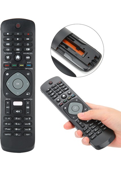 10M/33FT Tv Televizyon Uzaktan Kumanda Kontrol Cihazı Siyah Philips Netflıx Için Yedek (Yurt Dışından) modelleri