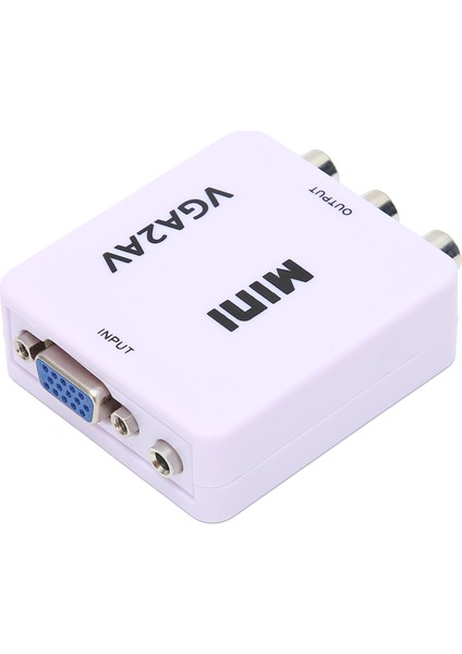 Mini VGA - Av 1080P Hd Video Dönüştürücü Adaptör 165MHZ Tv Pc Için Veri Kablosuyla (Yurt Dışından) fiyatları