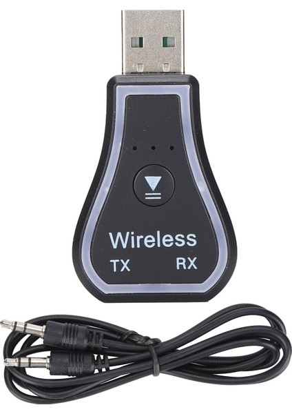 M11 Bluetooth Adaptörü Verici Alıcı USB 3'ü 1 Arada Masaüstü Bilgisayar ve Tv Için Kablosuz Ses Adaptörü (Yurt Dışından)