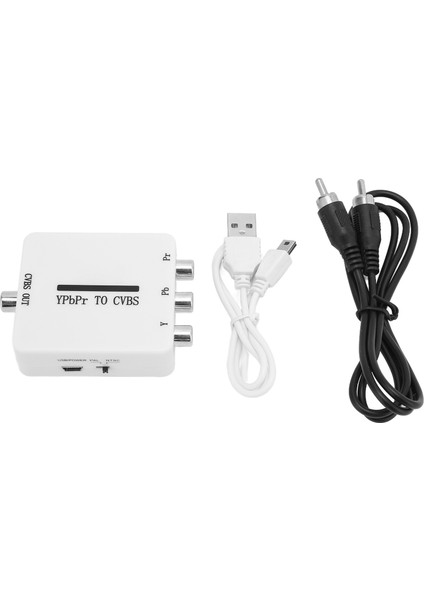 Video Dönüştürücü Mini Ypbpr'den Cvbs Ses Video Adaptörüne Projektörler Monitörler Tv'ler Için (Yurt Dışından) fiyatları