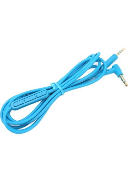 QC25 QC35 Kulaklıklar Için Hat Içi Mikrofon Ses Kontrolü ile Yedek Ses Kablosu Kulaklık Kablosublue (Yurt Dışından)