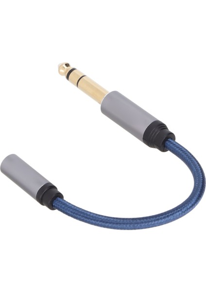 Ses Adaptörü Kablosu 3.5mm Dişi - 6.35MM Erkek Mikrofon Kulaklık Ses Adaptörü (Yurt Dışından)
