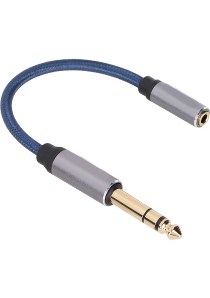 Ses Adaptörü Kablosu 3.5mm Dişi - 6.35MM Erkek Mikrofon Kulaklık Ses Adaptörü (Yurt Dışından)