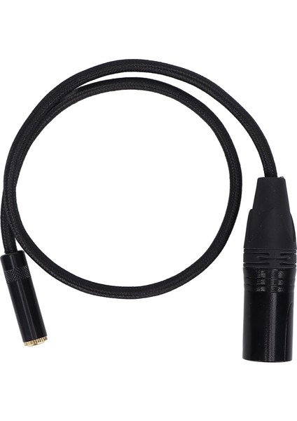 3.5mm Dişi - Xlr Erkek Kablo Girişimi Önleyen Gürültüsüz 3pin Stereo Xlr Adaptör Kablosu Mikser Mikrofon Için 19.7in (Yurt Dışından)