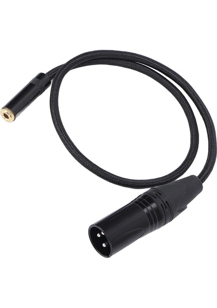 3.5mm Dişi - Xlr Erkek Kablo Girişimi Önleyen Gürültüsüz 3pin Stereo Xlr Adaptör Kablosu Mikser Mikrofon Için 19.7in (Yurt Dışından) fırsatları