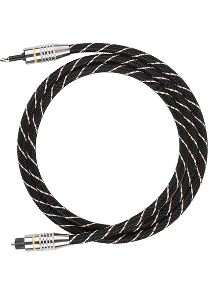 Toslink - Mini Fiş 3.5mm Optik Fiber Dijital Ses Kablosu Spdıf Altın Kaplama Konnektör 1m (Yurt Dışından)