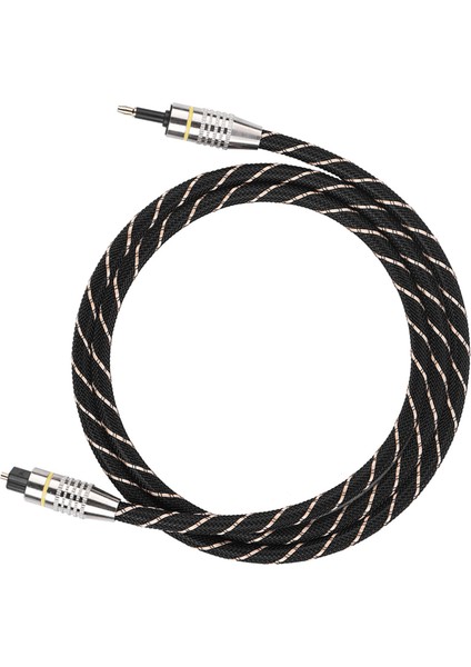 Toslink - Mini Fiş 3.5mm Optik Fiber Dijital Ses Kablosu Spdıf Altın Kaplama Konnektör 1m (Yurt Dışından)