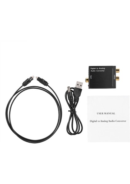 Ses Dönüştürücü Dijital Optik A Analog Koaksiyel Adaptör Rca Dönüştürücü (Yurt Dışından)