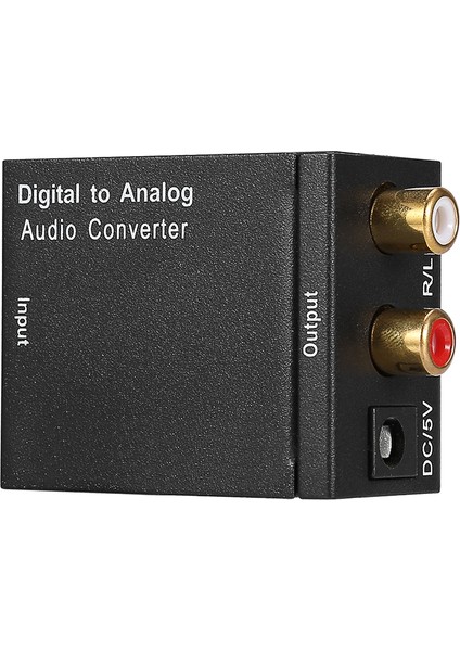 Ses Dönüştürücü Dijital Optik A Analog Koaksiyel Adaptör Rca Dönüştürücü (Yurt Dışından)