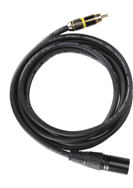 Jorındo Xlr Erkek - Rca Erkek Kablo Dayanıklı Xlr - Rca Mikrofon Kablosu Ses Ekipmanları Için JD6062-2M (Yurt Dışından)