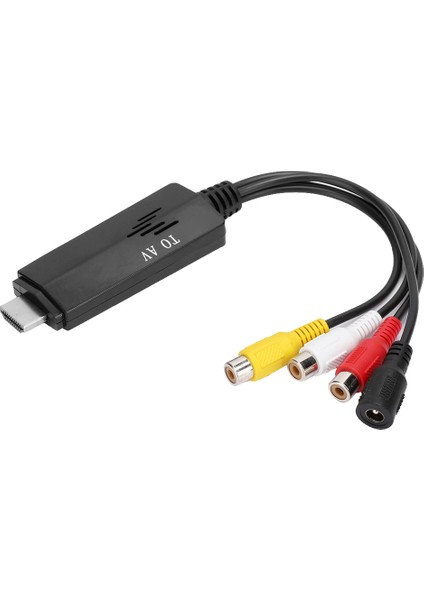 Hdmı'dan Av Hd Video Dönüştürücü Adaptör Erkekten Dişi Kablo Tv Vhs Vcr DVD Yazıcı Için (Yurt Dışından) modelleri