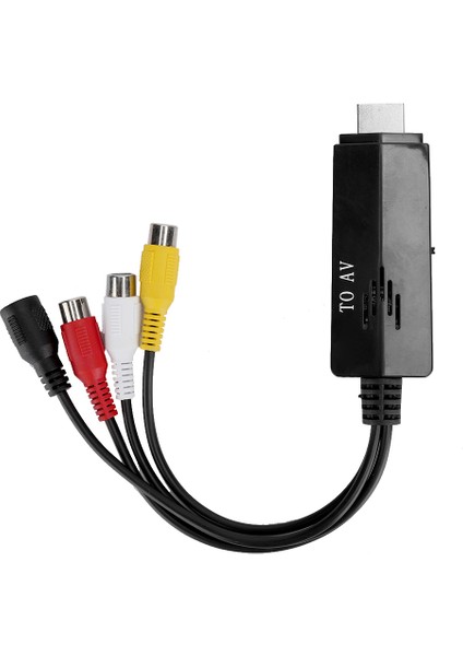 Hdmı'dan Av Hd Video Dönüştürücü Adaptör Erkekten Dişi Kablo Tv Vhs Vcr DVD Yazıcı Için (Yurt Dışından) fırsatları