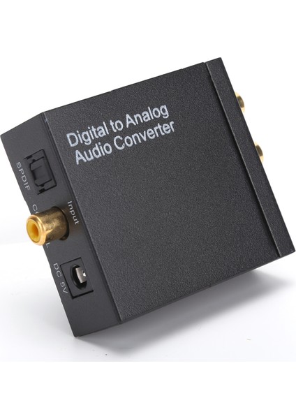 3.5mm Ses Adaptörü Dijital Optik Koaksiyel Analog Rca Lr Dönüştürücü Ev Profesyonel Ses Anahtarlama Için (Ana Bilgisayar USB Kablosu Optik Kablo Ses Kablosu) (Yurt Dışından)