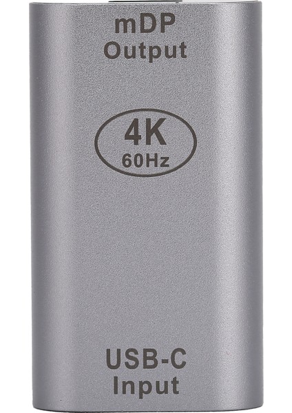 Typec Dişi - Minidp Dişi Adaptör Taşınabilir Usbc Adaptörü Yüksek Çözünürlüklü Bilgisayar Tv Kablosu (Yurt Dışından)