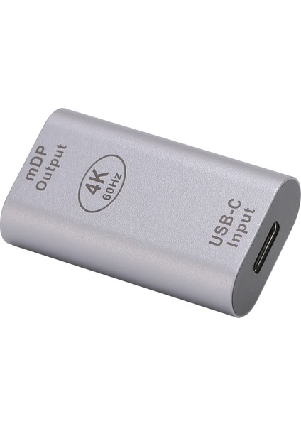 Typec Dişi - Minidp Dişi Adaptör Taşınabilir Usbc Adaptörü Yüksek Çözünürlüklü Bilgisayar Tv Kablosu (Yurt Dışından) indirimleri