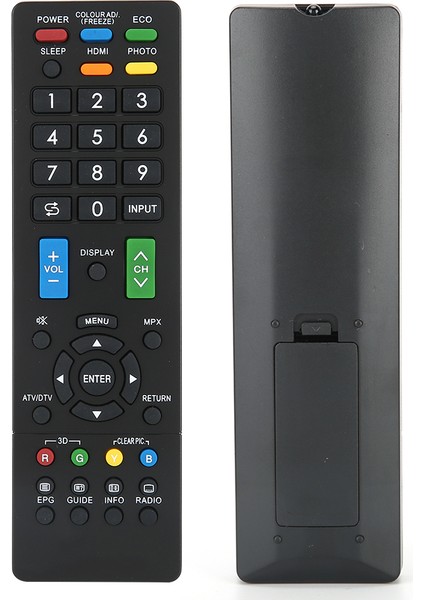 Abs Dayanıklı Siyah Televizyon Kontrol Cihazı Tv Uzaktan Kumanda Aksesuarı Sharp Rm L1238 Için (Yurt Dışından) fırsatları