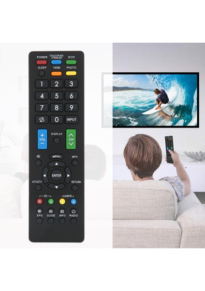 Abs Dayanıklı Siyah Televizyon Kontrol Cihazı Tv Uzaktan Kumanda Aksesuarı Sharp Rm L1238 Için (Yurt Dışından) indirimleri