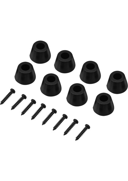 4 Çift 30X20MM Kauçuk Ayaklı Anti Titreşim Tabanlı Ped Standı Hoparlör Gitar Amfisi Için Vidalarla (Yurt Dışından)