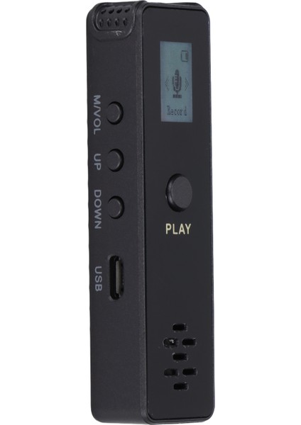 Dijital Ses Kaydedici Gürültü Azaltma Stereo Ekran Ses Kayıt Cihazı Mp3 Oynatıcılısiyah (Yurt Dışından) fırsatları