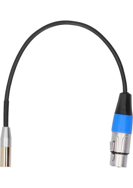 3pin Ses Kablosu Mini Erkek - Xlr Dişi Çinko Alaşımlı Muhafaza Bakır Kabuk Hattı MALZEMELERI30CM (Yurt Dışından)