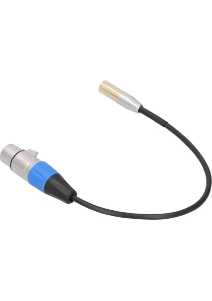 3pin Ses Kablosu Mini Erkek - Xlr Dişi Çinko Alaşımlı Muhafaza Bakır Kabuk Hattı MALZEMELERI30CM (Yurt Dışından) fırsatları