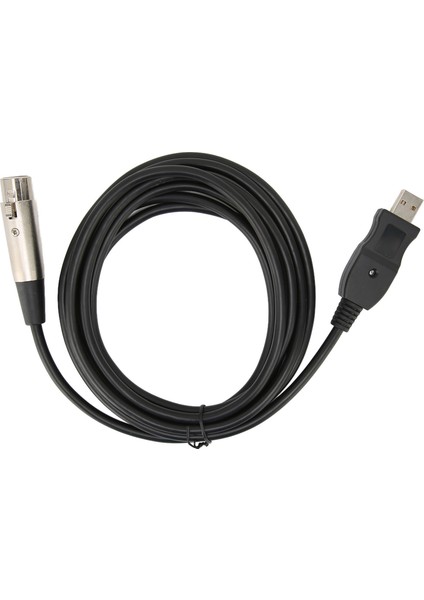 Mikrofon Dönüştürücü Kablo Usb'den Xlr Adaptör Kablosu Ses Kartı ile Müzik Enstrümanı Kaydı Karaoke (Yurt Dışından)