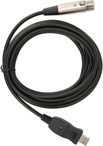 Mikrofon Dönüştürücü Kablo Usb'den Xlr Adaptör Kablosu Ses Kartı ile Müzik Enstrümanı Kaydı Karaoke (Yurt Dışından)