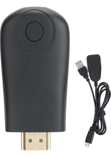 Wifi Ekran Dongle 2.4g/5g Kablosuz Alıcı Adaptörü 4K HDMI Tv Stick Medya Akışı (Yurt Dışından)