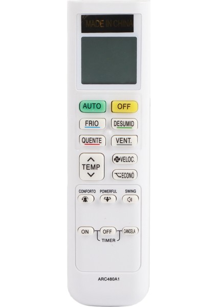Daıkın Klima Için 8m Uzun Kontrol Mesafesine Sahip ARC480A1 Abs Uzaktan Kumanda (Yurt Dışından)