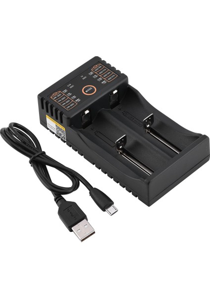 Liitokala LII-202 USB Pil Şarj Cihazı 18650 / 18490 / 18350 / 17670 / 17500 / 16340 (RCR123) (Yurt Dışından)