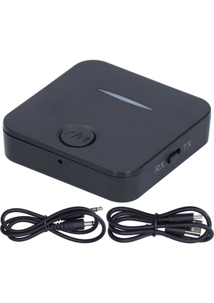 Bt 5.0 Verici ve Alıcı Ayarlanabilir Hızlı Şarj 2'si 1 Arada Kablosuz Bt Adaptörü (Yurt Dışından)