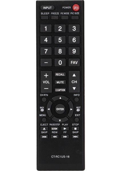 CTRC1US16 Uzaktan Kumanda Tv Kontrol Cihazı Toshiba 55L310U 43L310U 40L310U 28L110U 65L350U LCD Tv Için (Yurt Dışından)