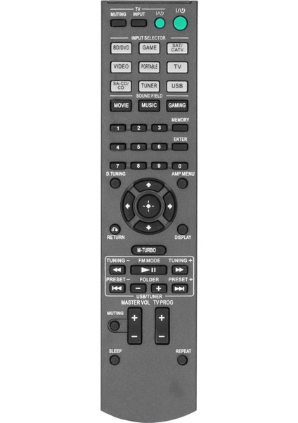 Tv Uzaktan Kumandası Sony Av Ev Sinema Sistemi Htm3/htm5/htm7/strkm3/strkm5/strkm7/htm3/htm5/htm7/str Için Uygundur (RMAAU135 Için) (Yurt Dışından)