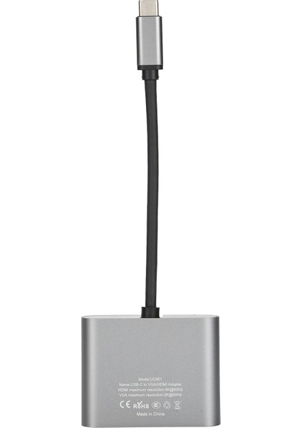 2'si 1 Arada Typec - Hd Multimedya Arayüzü VGA Adaptörü 4K ve 60Hz USB Yerleştirme Istasyonu (Yurt Dışından) fırsatları