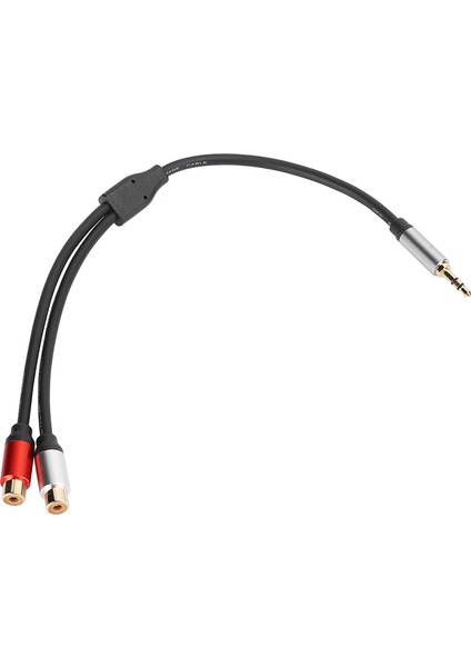 Ses Kablosu 1 2'ye Bölünmüş 3.5mm Erkek - 2rca Dişi Stereo Kablo Subwoofer Bağlantı Kablosu 0.3m/11.8in (Yurt Dışından) modelleri